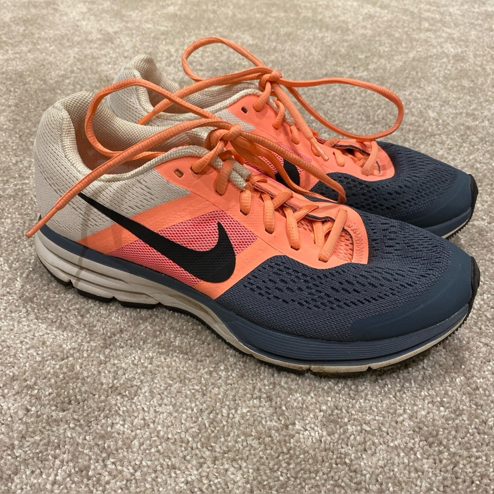Nike Air Pegasus 30 Running Shoes 599392-604 Peach/Grey/Black Women’s‎ 9.5 Run